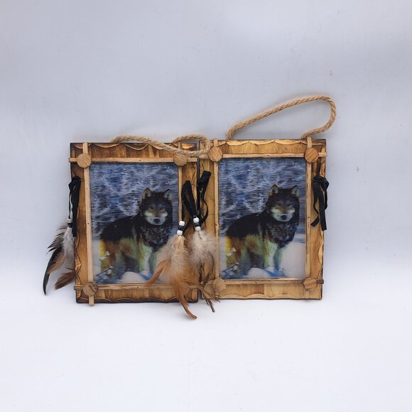 Lenticular Art Wolf Pictures Native Theme - Picture 1 of 11